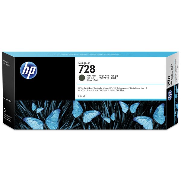 画像1: HP 728 インクカートリッジ 純正 ■ブラック 3WX30A（旧型番F9J68A） (1)