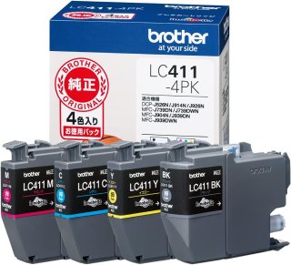ブラザー LC211-4PK 純正インク □4色セット｜プリンターの消耗品はトナーマートへ