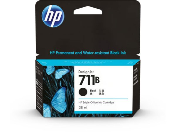 HP 711 711B 純正インク ブラック カラー 4色セット 80 29mL 各1 計4個 - 4